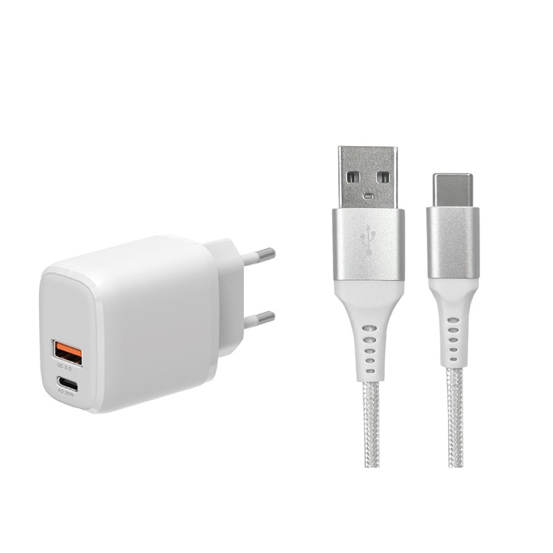 Kit chargeur maison 20W USB-C, Câble