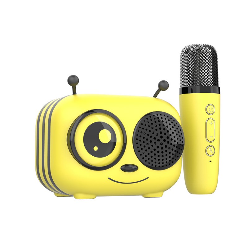 Mini enceinte bluetooth sans fil avec microphone et support kit